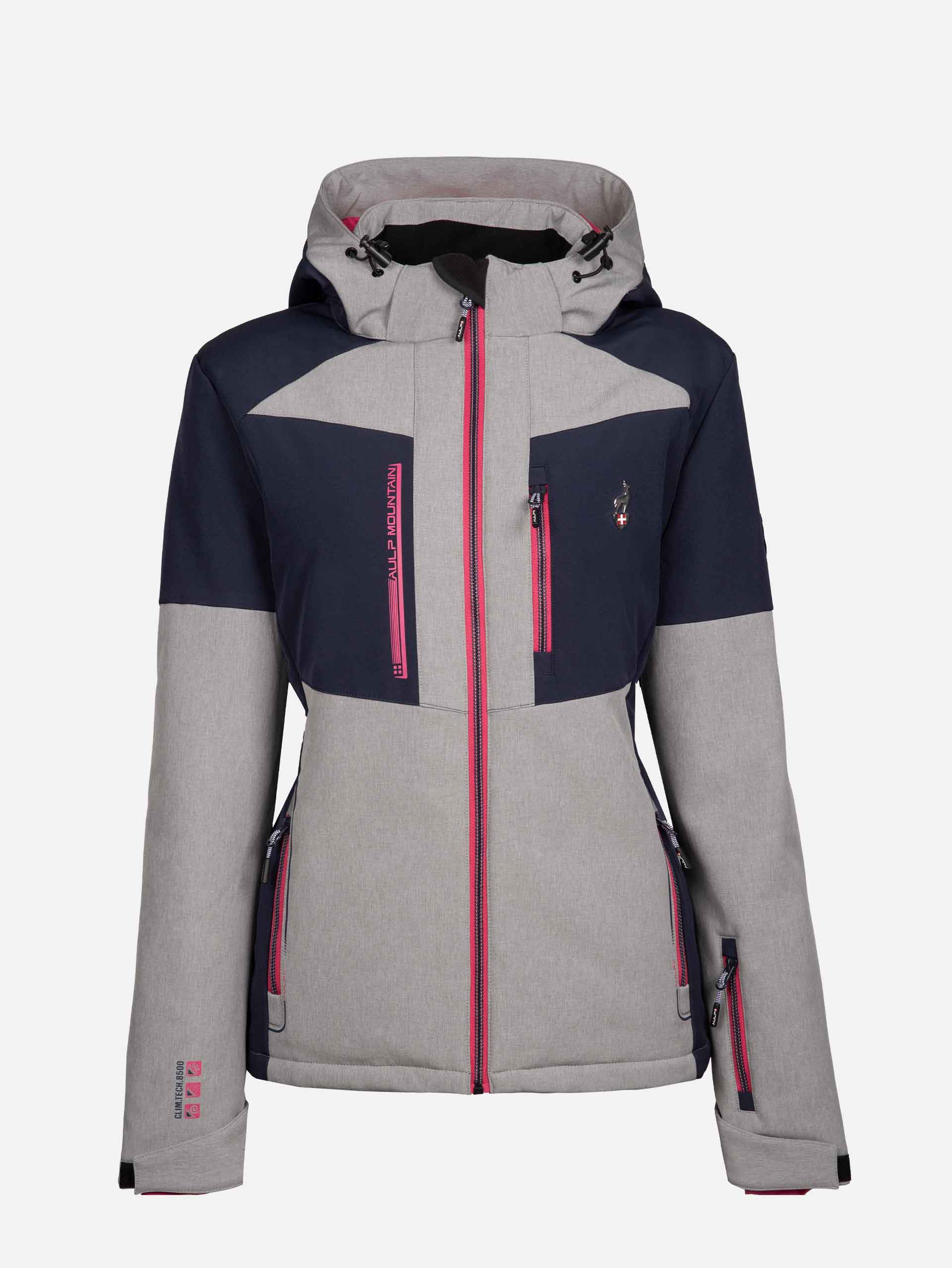 Grey Vaude Damen Limford Coat Mantel Jacke Fleece Jacket Vaude