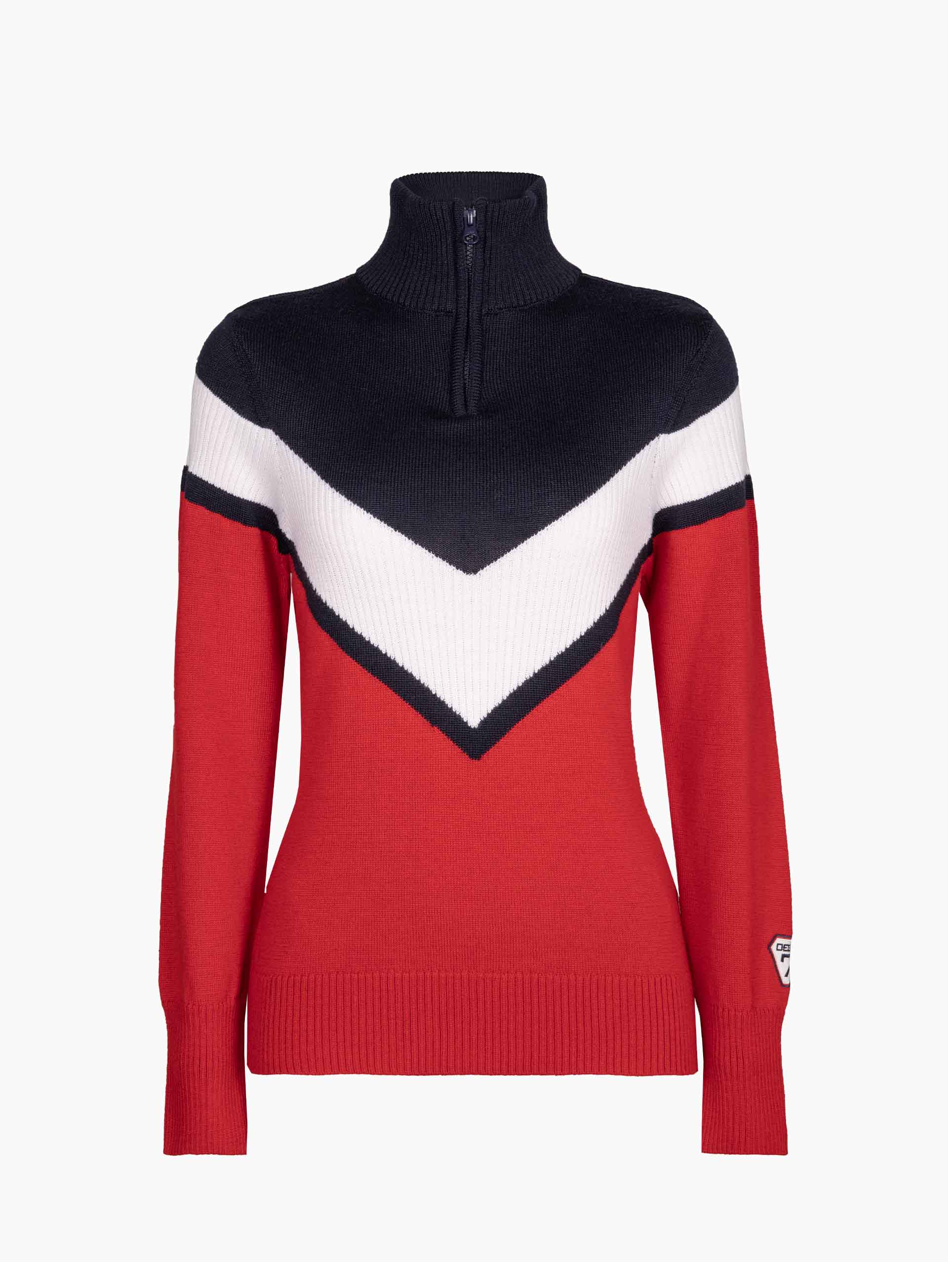 degré 7 TEILLA TRUE RED Femme Pulls