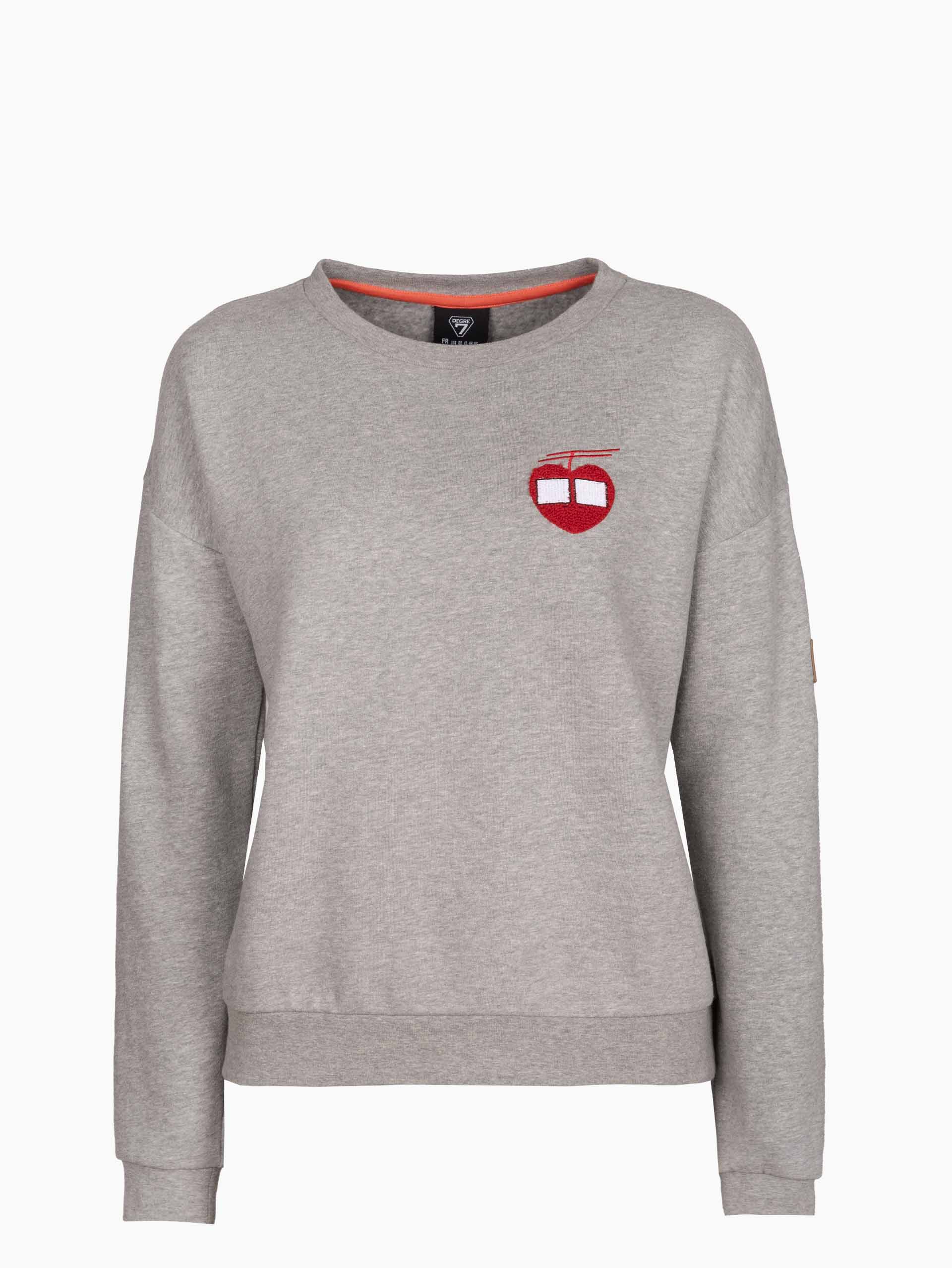 degré 7 ROSES HEATHER GREY Femme Pulls