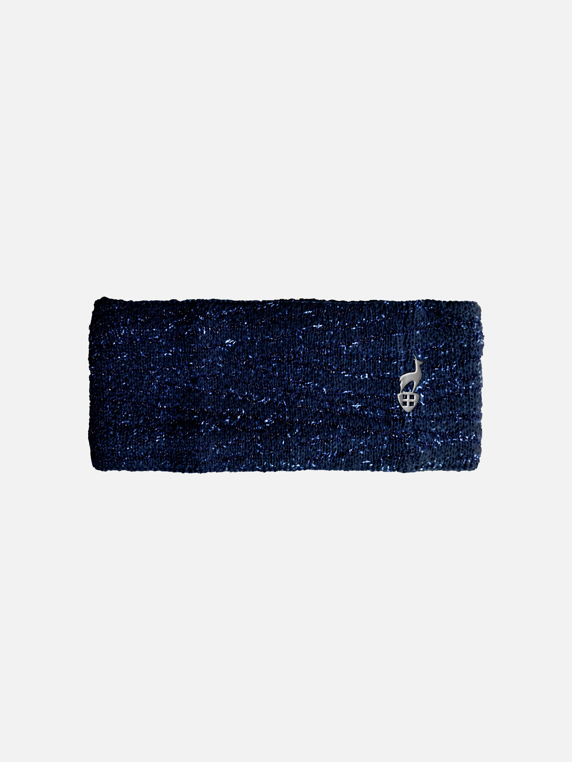 Bandeau Ou Diadème En Crêpe Plissé Bleu Marine - Marque Alexandre - Taille Unique - Occasion